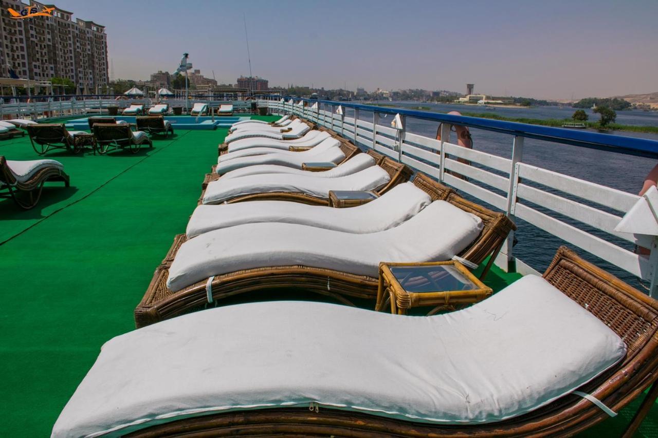 Gts Nile Cruise Luxor Aswan Every Monday From Luxor Friday From Aswan Exteriör bild